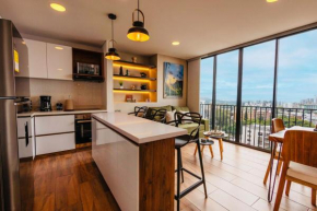 Espacio moderno con vistas impresionantes